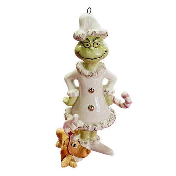 Lenox Grinch Classic Ornaments 'A Very Grinchy Christmas' Ornament Box & Cert. - Picture 2 of 7